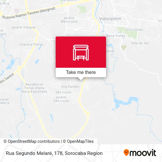 Rua Segundo Melaré, 178 map
