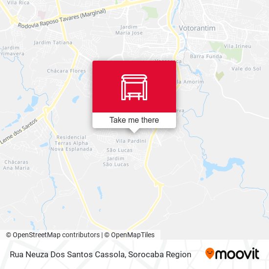 Rua Neuza Dos Santos Cassola map