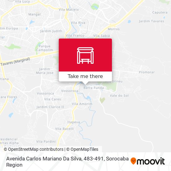 Avenida Carlos Mariano Da Silva, 483-491 map
