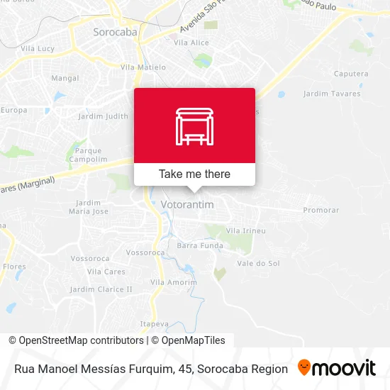 Rua Manoel Messías Furquim, 45 map