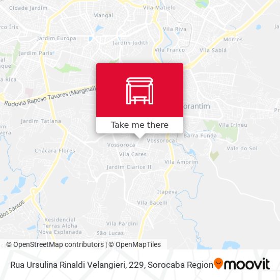 Rua Ursulina Rinaldi Velangieri, 229 map