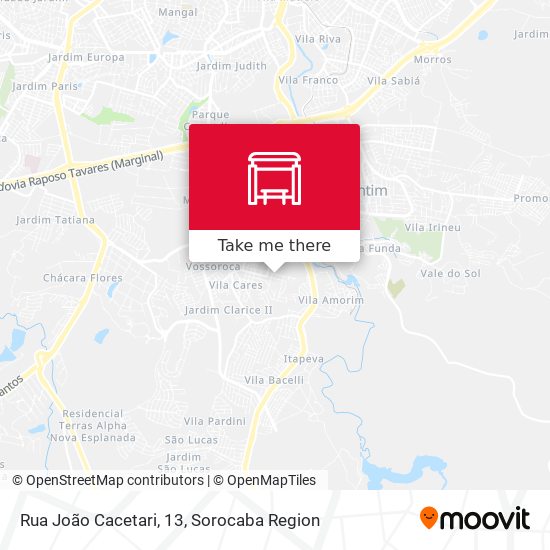 Rua João Cacetari, 13 map