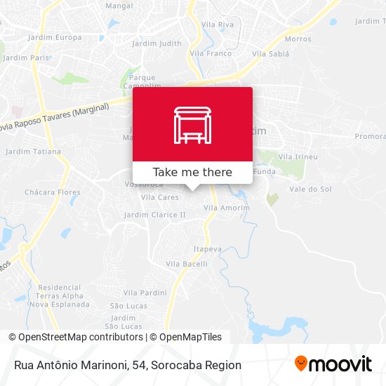 Rua Antônio Marinoni, 54 map