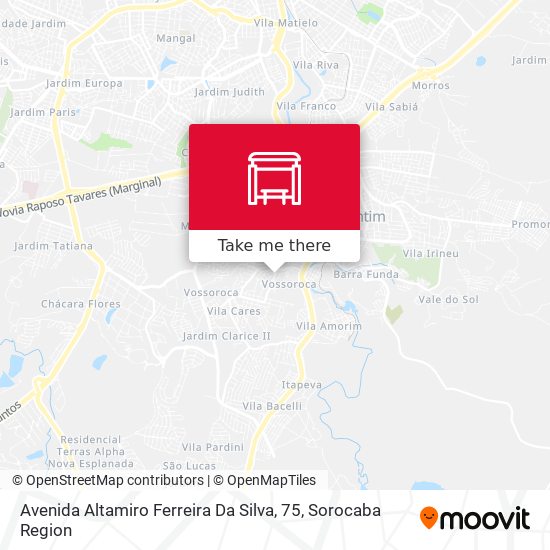 Avenida Altamiro Ferreira Da Silva, 75 map