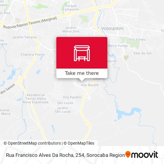 Rua Francisco Alves Da Rocha, 254 map