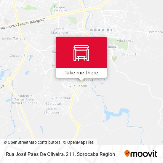 Rua José Paes De Oliveira, 211 map