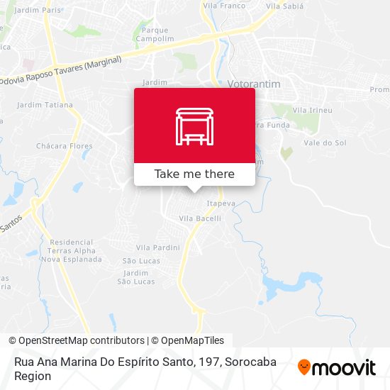 Mapa Rua Ana Marina Do Espírito Santo, 197