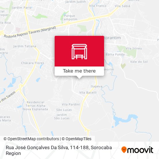 Rua José Gonçalves Da Silva, 114-188 map