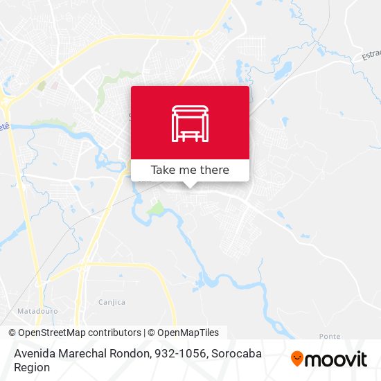 Avenida Marechal Rondon, 932-1056 map