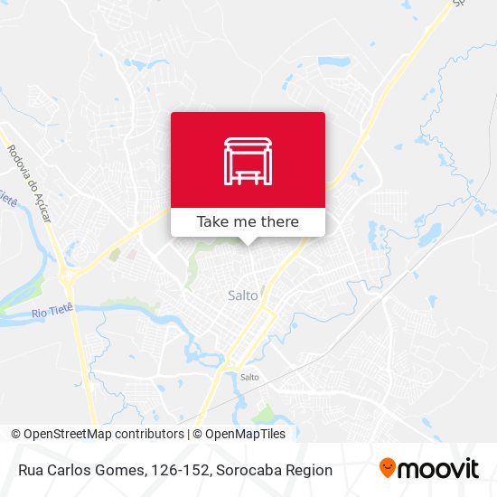 Mapa Rua Carlos Gomes, 126-152