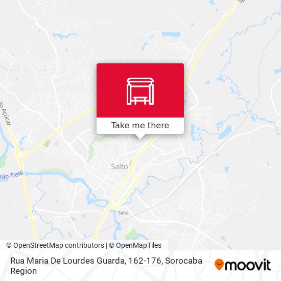 Mapa Rua Maria De Lourdes Guarda, 162-176