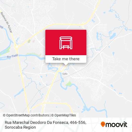 Mapa Rua Marechal Deodoro Da Fonseca, 466-556