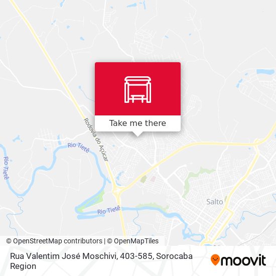 Mapa Rua Valentim José Moschivi, 403-585