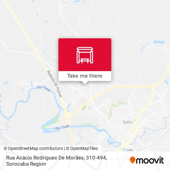 Rua Acácio Rodrigues De Morães, 310-494 map