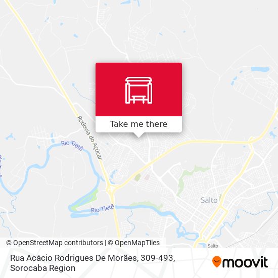 Rua Acácio Rodrigues De Morães, 309-493 map