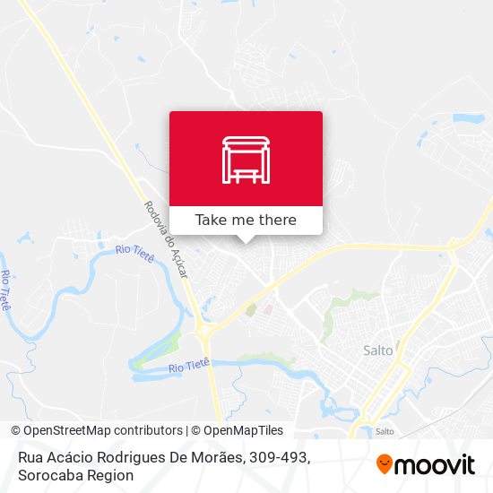Rua Acácio Rodrigues De Morães, 309-493 map