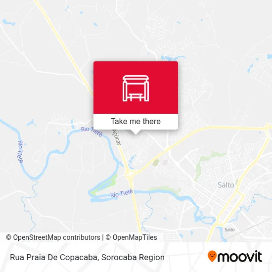 Rua Praia De Copacaba map
