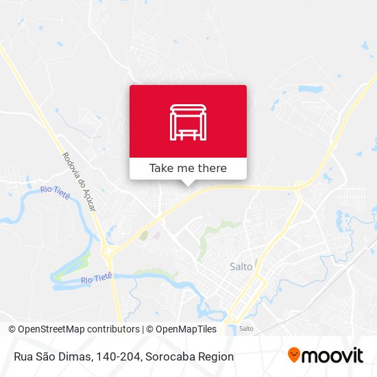 Mapa Rua São Dimas, 140-204