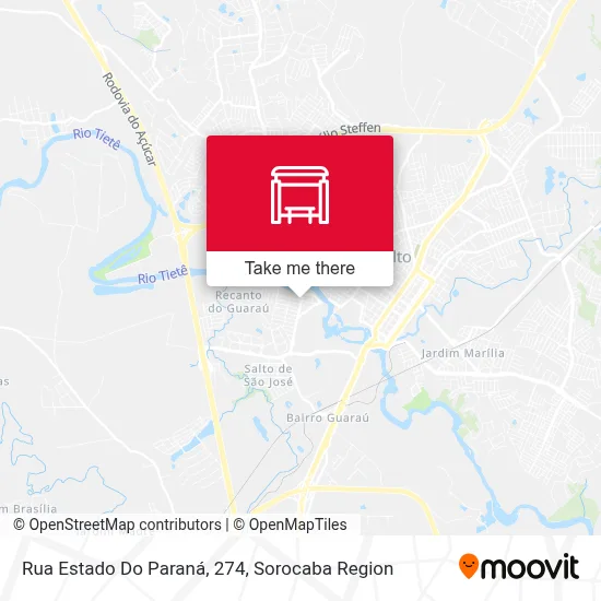 Rua Estado Do Paraná, 274 map