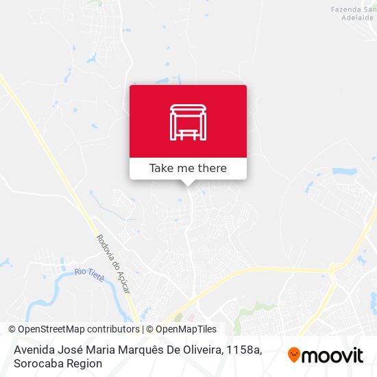 Avenida José Maria Marquês De Oliveira, 1158a map