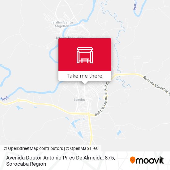 Avenida Doutor Antônio Píres De Almeida, 875 map