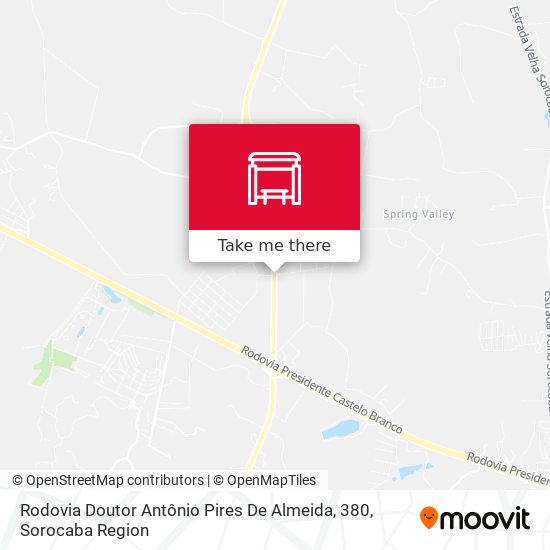 Rodovia Doutor Antônio Pires De Almeida, 380 map
