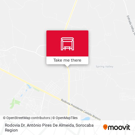 Rodovia Dr. Antônio Pires De Almeida map