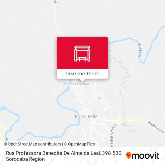 Mapa Rua Professora Benedita De Almeida Leal, 398-530