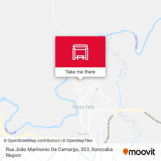 Rua João Marinonio De Camargo, 303 map