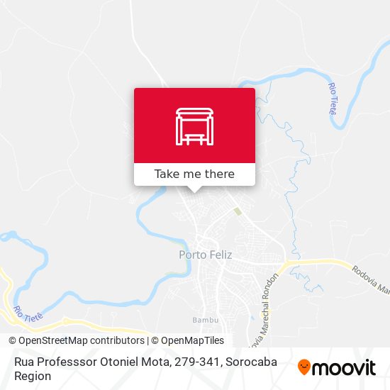 Mapa Rua Professsor Otoniel Mota, 279-341