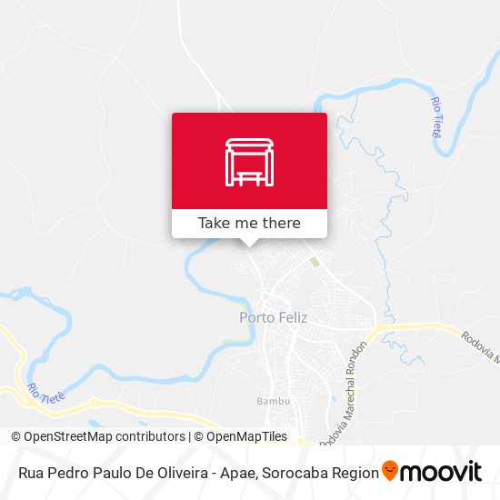 Mapa Rua Pedro Paulo De Oliveira - Apae