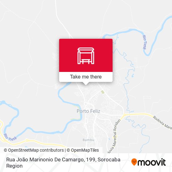 Mapa Rua João Marinonio De Camargo, 199