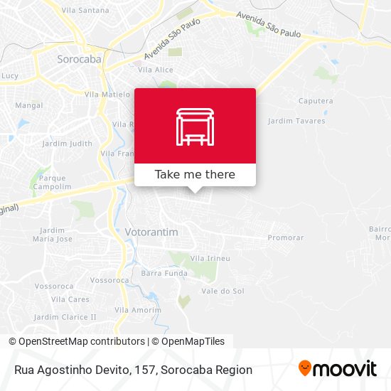 Rua Agostinho Devito, 157 map