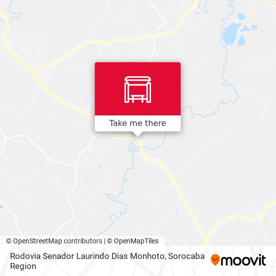 Rodovia Senador Laurindo Dias Monhoto map