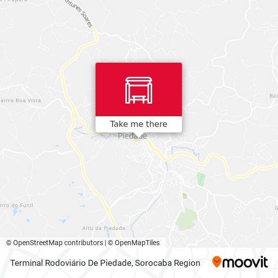 Terminal Rodoviário De Piedade map