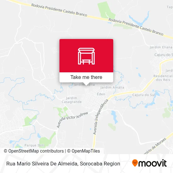 Rua Mario Silveira De Almeida map