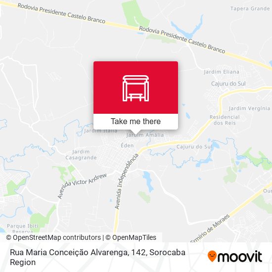 Rua Maria Conceição Alvarenga, 142 map