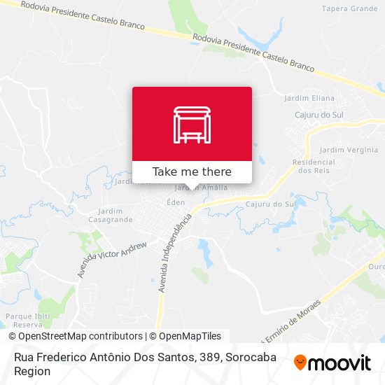 Rua Frederico Antônio Dos Santos, 389 map