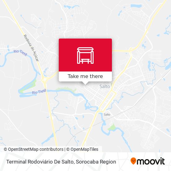 Mapa Terminal Rodoviário De Salto