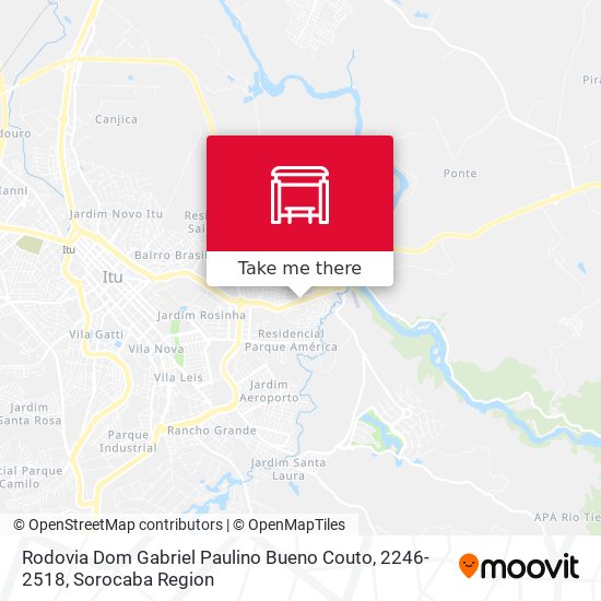 Rodovia Dom Gabriel Paulino Bueno Couto, 2246-2518 map