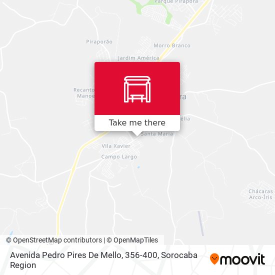 Avenida Pedro Pires De Mello, 356-400 map