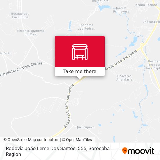 Rodovia João Leme Dos Santos, 555 map