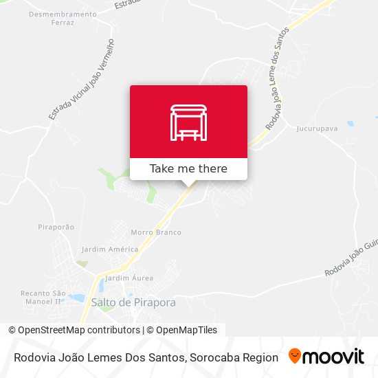 Rodovia João Lemes Dos Santos map