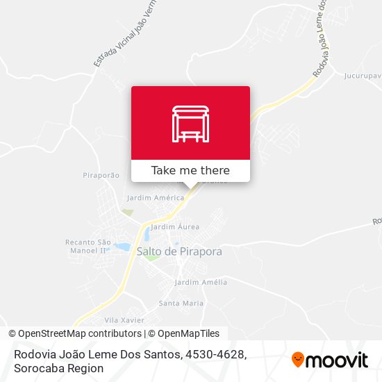 Rodovia João Leme Dos Santos, 4530-4628 map