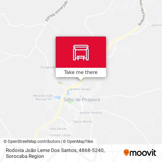 Rodovia João Leme Dos Santos, 4868-5240 map