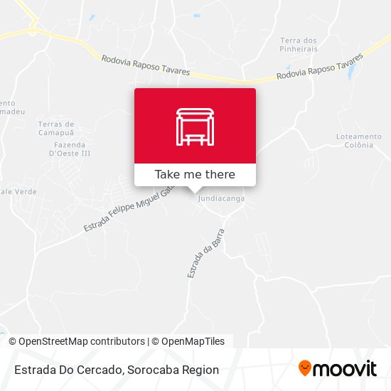 Estrada Do Cercado map