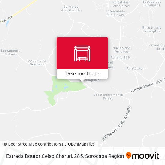 Estrada Doutor Celso Charuri, 285 map