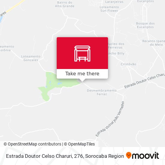 Estrada Doutor Celso Charuri, 276 map