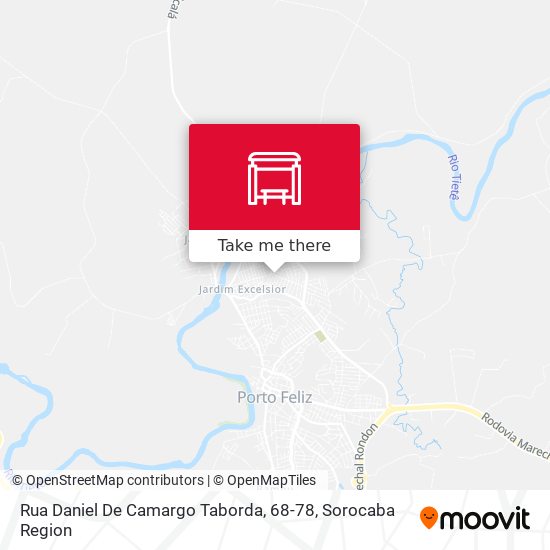 Mapa Rua Daniel De Camargo Taborda, 68-78