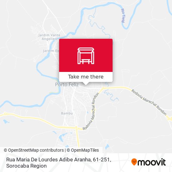 Mapa Rua Maria De Lourdes Adibe Aranha, 61-251